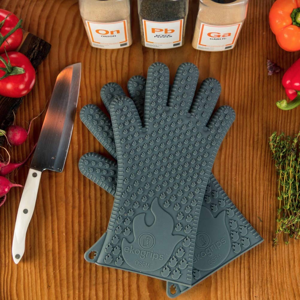 Ekogrips Max Heat Silicone BBQ & Cooking Gloves *3 Sizes*