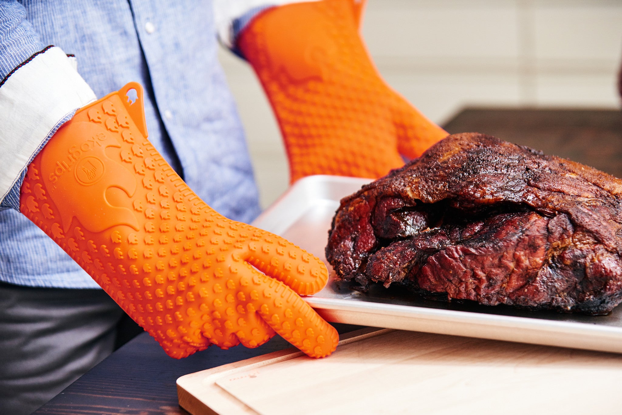 best bbq gloves silicone easy to clean