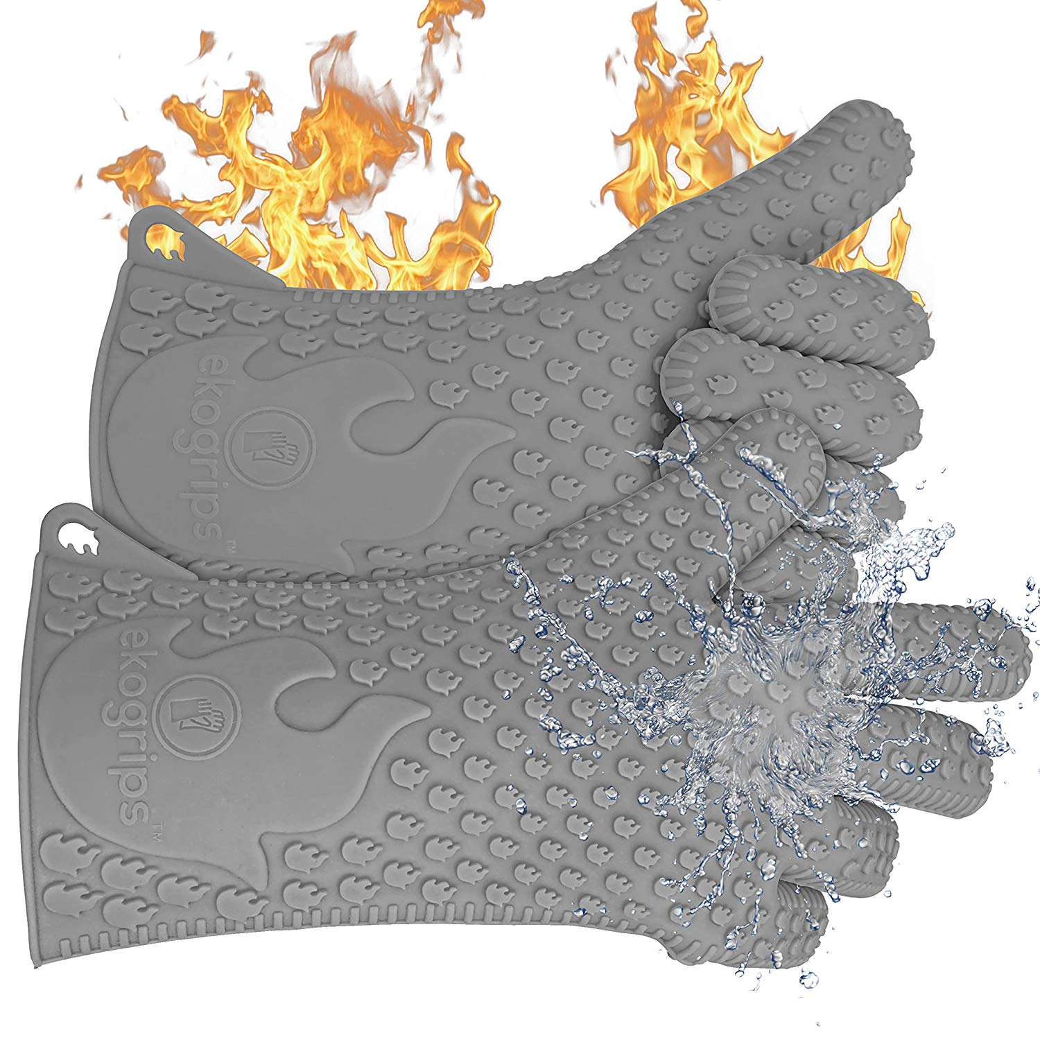 Ekogrips Max Heat Silicone BBQ & Cooking Gloves *3 Sizes*